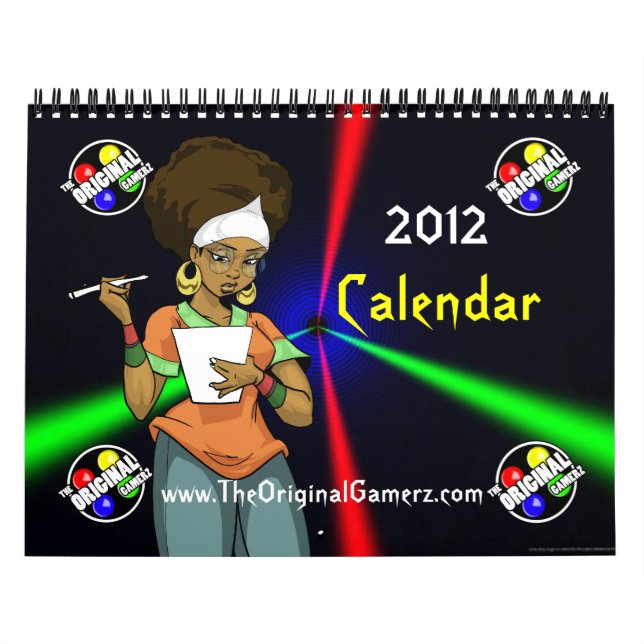 The Original Gamerz 2018 Calendar (Cover)