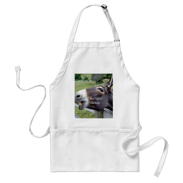 The Original Jackass Funny Donkey Mule Farm Animal Standard Apron (Front)