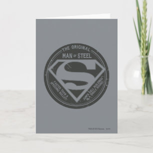 The Original Man of Steel Card