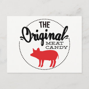 The Original Meat Candy Postcard