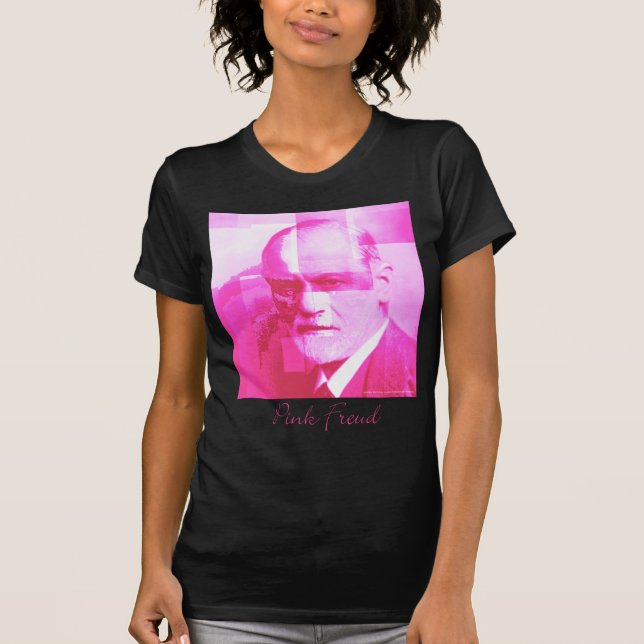 The Original Pink Freud_Black T-Shirt (Front)