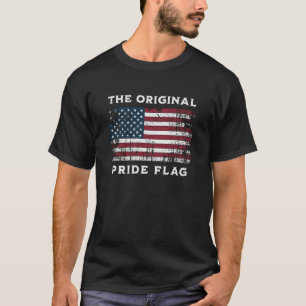 The Original Pride Flag - American Flag T-Shirt