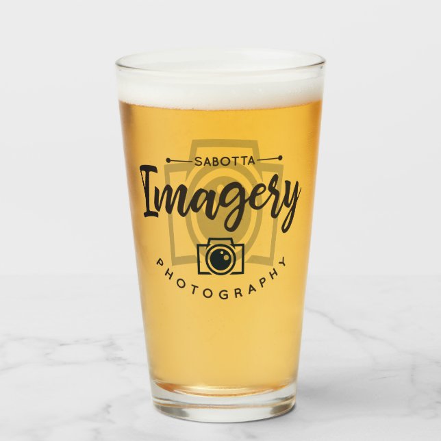 The Original Sabotta Imagery Pint Glass (Front Filled)