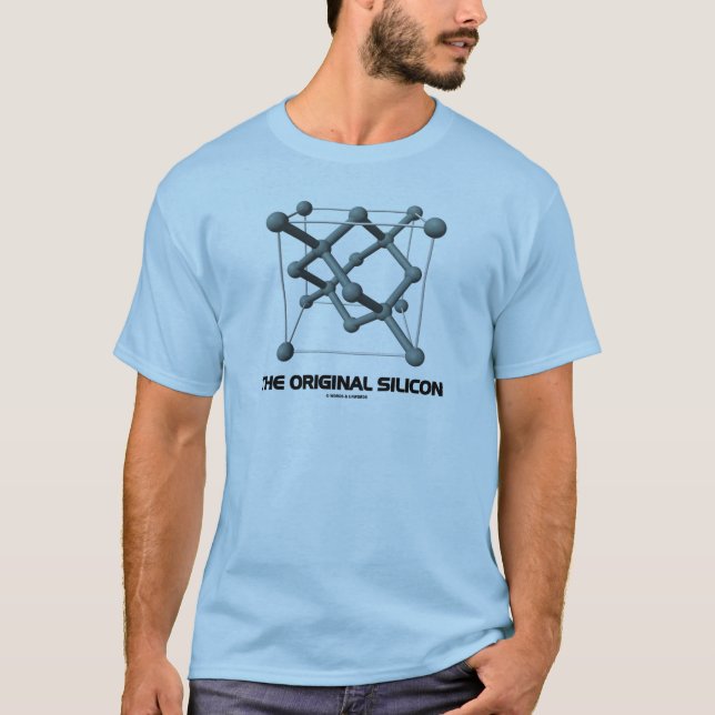 The Original Silicon (Silicon Chemical Structure) T-Shirt (Front)