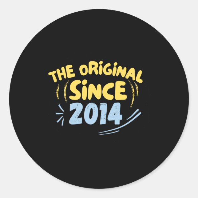The Original Since 2014 Sticker  (Front)