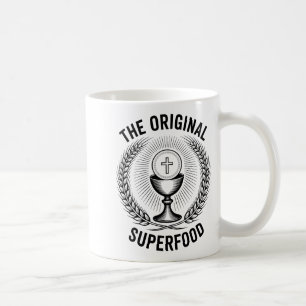 The Original Superfood Eucharist Catholic M  Coffee Mug