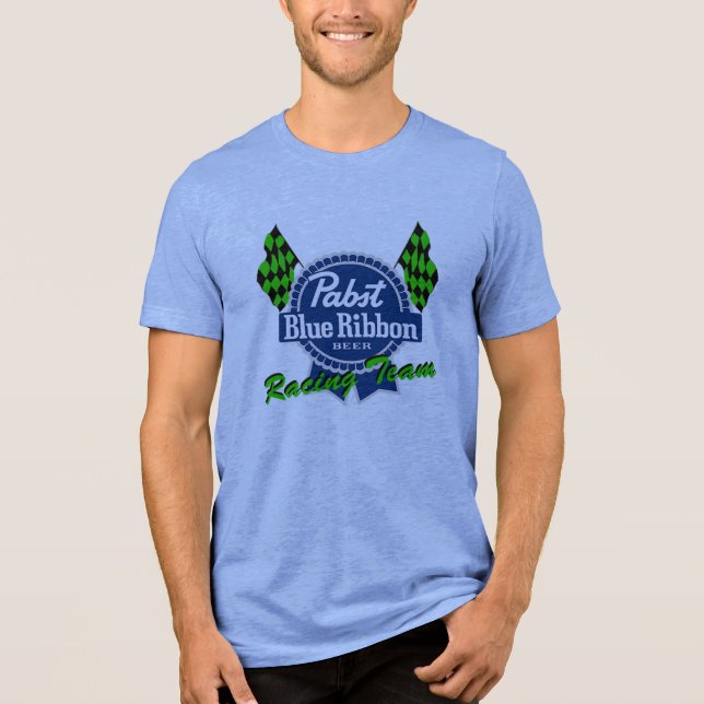 The Original T-shirt- PBR RACING TEAM Tri-Blend Shirt (Front)