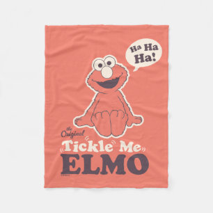 The Original Tickle Me Elmo Fleece Blanket