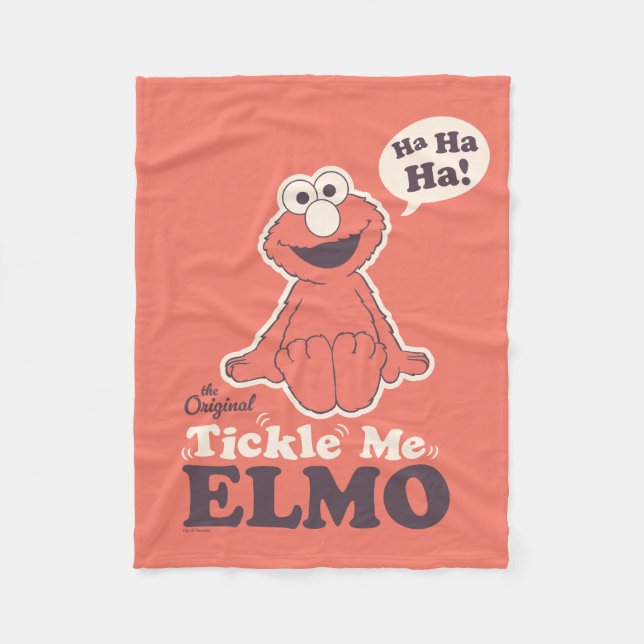 The Original Tickle Me Elmo Fleece Blanket (Front)