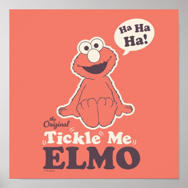The Original Tickle Me Elmo Poster (Front)