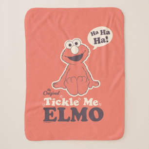The Original Tickle Me Elmo Sherpa Blanket