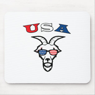The Original Usa The Goat Mouse Pad