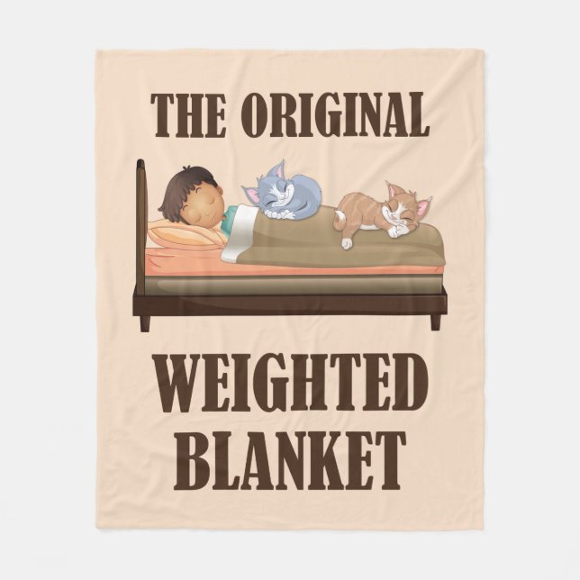 The Original Weighted Blanket Cute Cat Lover (Front)