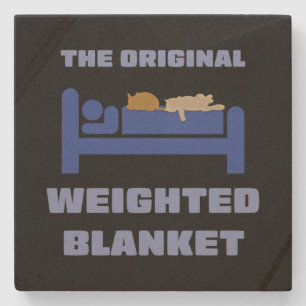 The Original Weighted Blanket Icons Stone Coaster