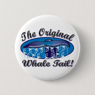 The-Original-Whale-Tail 6 Cm Round Badge