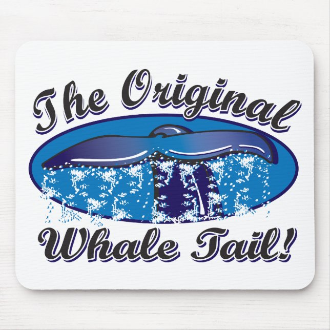 The-Original-Whale-Tail Mouse Pad (Front)