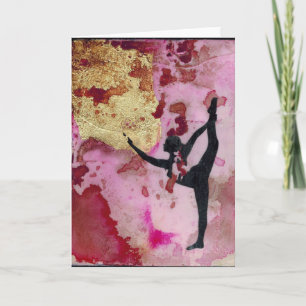 The Original Yoga Girl Greeting Card