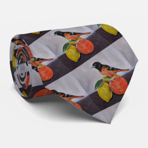 The Oriole's Restful Pose Painting by Alfred Fox Tie