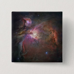The Orion Nebula 2 15 Cm Square Badge
