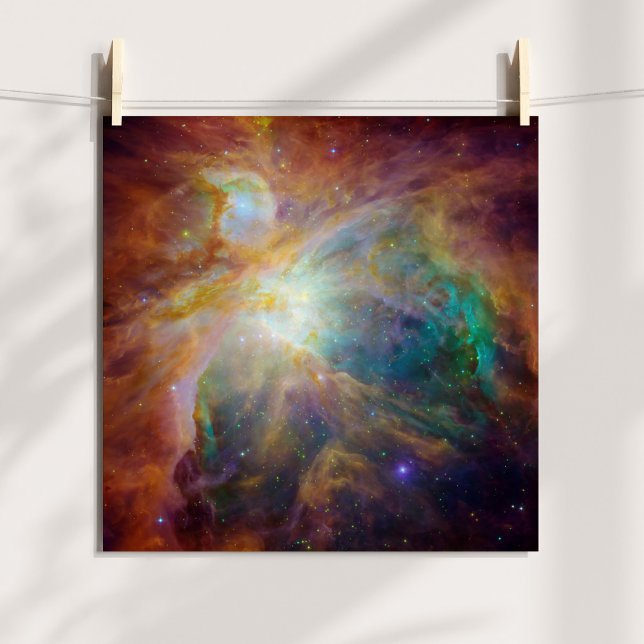 The Orion Nebula Print (The Orion Nebula Celestial Photo Poster)