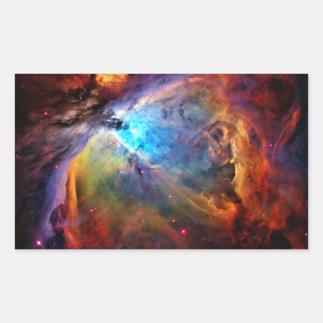 The Orion Nebula Rectangular Sticker (Front)