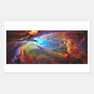 The Orion Nebula Rectangular Sticker
