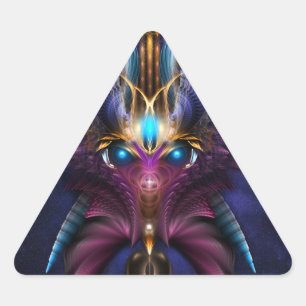The Orkolon Starfield Triangle Sticker