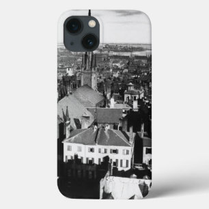 The ornamented spire of a church in Boston iPhone 13 Case