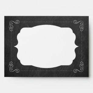 The Ornate Chalkboard Wedding Collection Envelopes