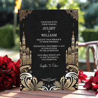The Ornate Retro Arabic Exotic Bold Damask Wedding