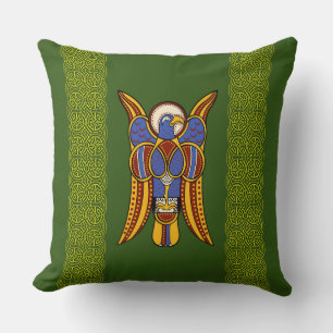 The 'Ornithological Omen' Celtic Eagle Cushion