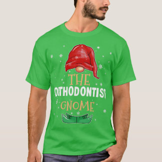 The orthodontist Gnome Family Matching Christmas O T-Shirt