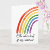 The Other Half Of My Rainbow You Complete Me