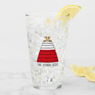 The Other Side - agility funny scared nervous dog Glass