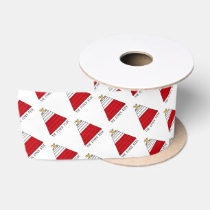 The Other Side - funny dog agility Satin Ribbon