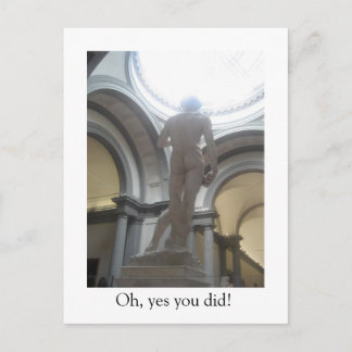 The Other Side of David Postcard