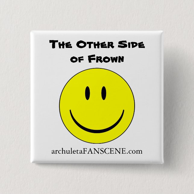 The Other Side of Frown 15 Cm Square Badge (Front)