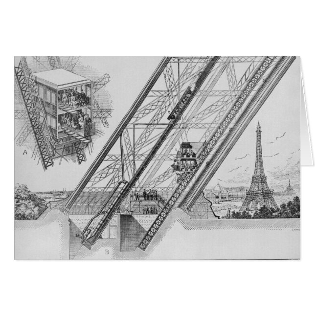 The Otis Elevator in the Eiffel Tower (Front Horizontal)