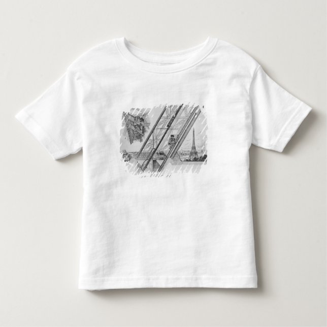 The Otis Elevator in the Eiffel Tower Toddler T-Shirt (Front)