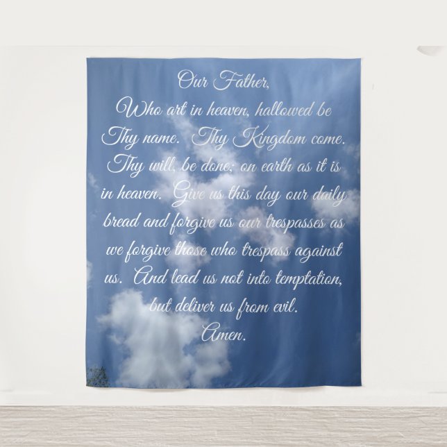 The Our Father Backdrop Tapestry (Front)