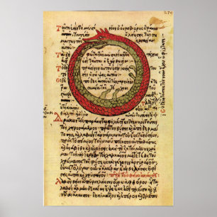 The Ouroboros Sherwood Taylor 'The alchemis' Poster