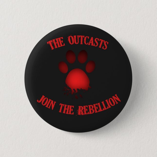 The Outcasts - Join the Rebellion 6 Cm Round Badge (Front)