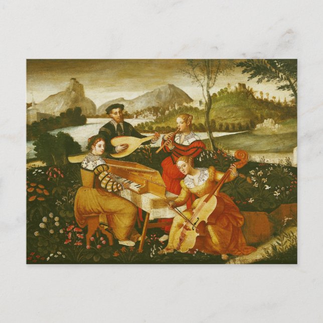 The Outdoor Concert Postcard (Front)