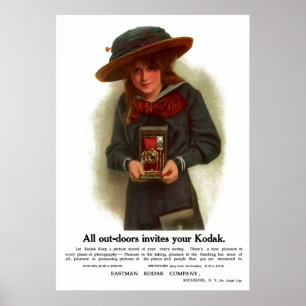 The Outdoor Girl. Circa 1911. Poster