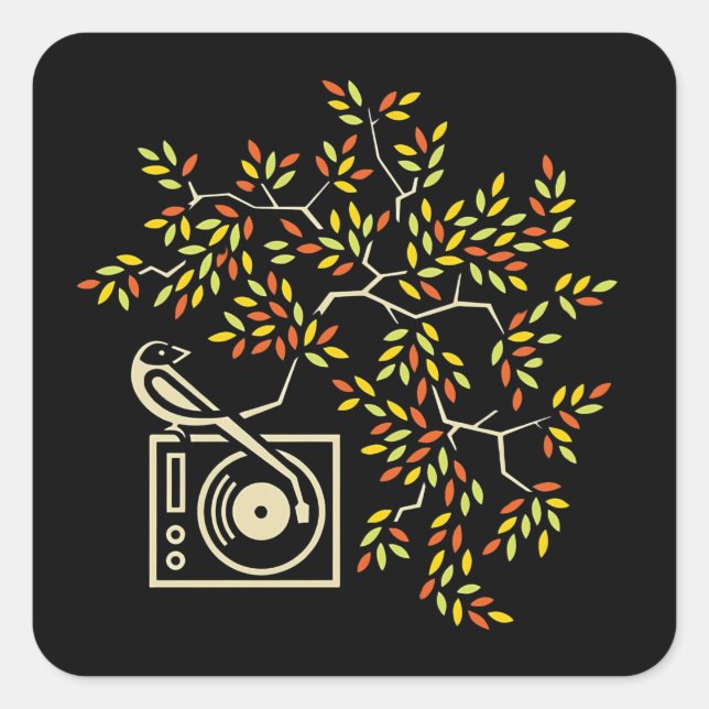 The Outdoor Mix Square Sticker (Front)
