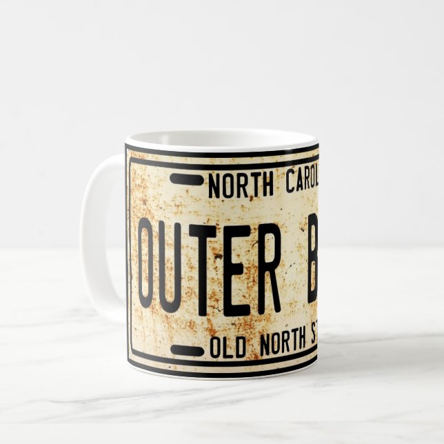 The Outer Banks License Mug (Front Left)