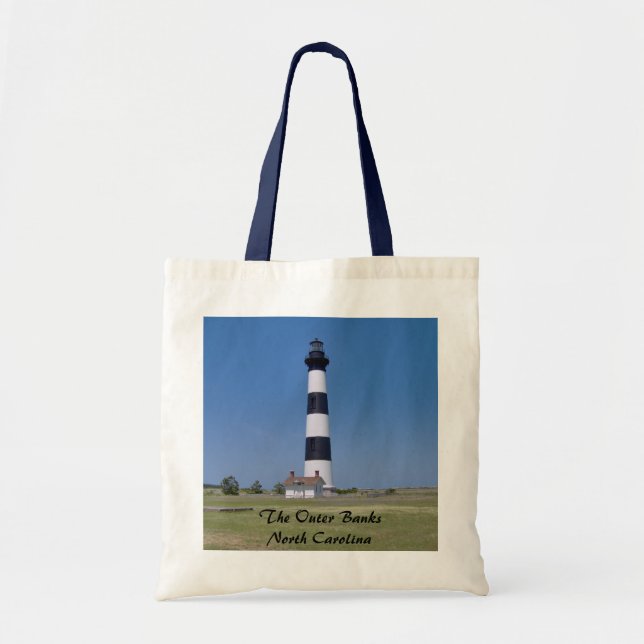 The Outer Banks North Carolina Budget Tote Bag (Front)