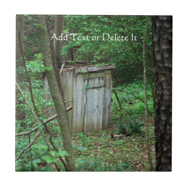 The Outhouse Ceramic Tile (Front)