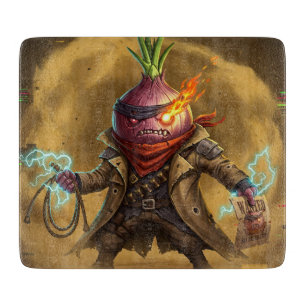 The Outlaw Onion Cutting Board