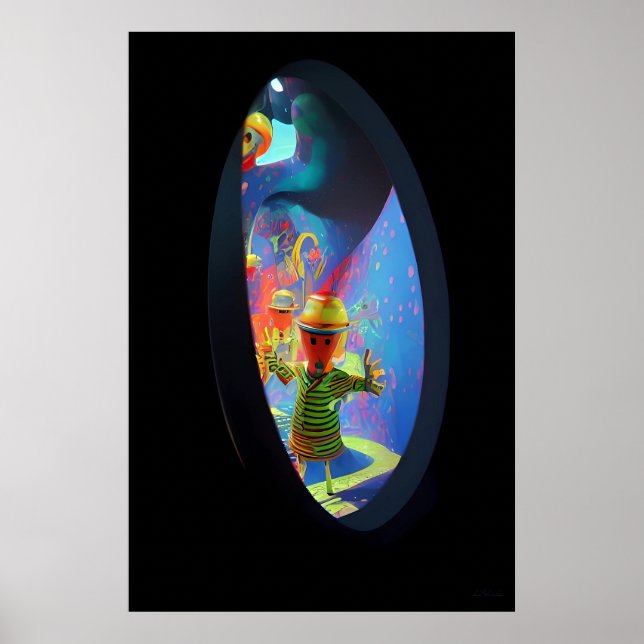 The Outsiders Ken Gauge Surrealist Poster (Front)